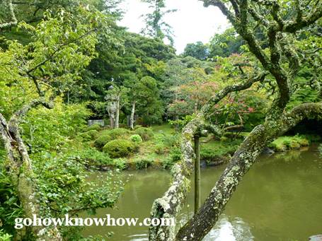 The gardens at Narita San. 